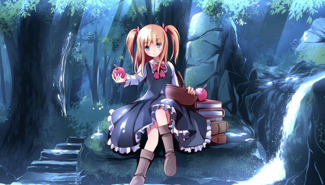 Обои картинки фото аниме, unknown,  другое, девочка