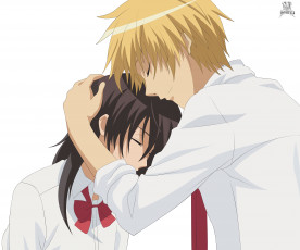 обоя аниме, kaichou wa maid-sama, пара