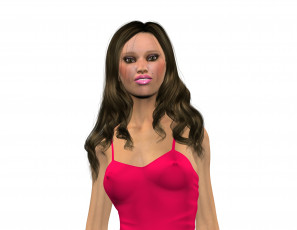 Картинка 3д+графика люди+ people фон взгляд девушка