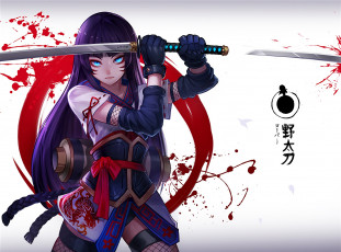 Картинка аниме naruto взгляд девушка фон