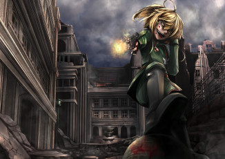 Картинка аниме youjo+senki tanya degurechaff