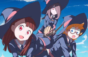 Картинка little+witch+academia аниме фон взгляд девушки