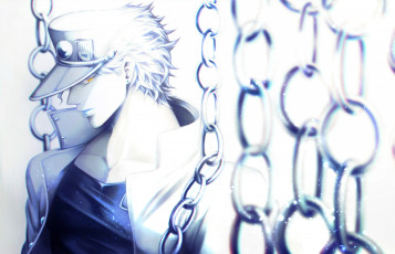 Картинка аниме jojo`s+bizarre+adventure парень