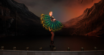 Картинка 3д+графика люди+ people фон взгляд девушка