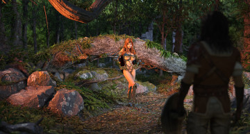 Картинка 3д+графика фантазия+ fantasy взгляд девушка фон