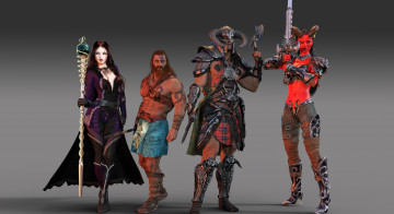 Картинка 3д+графика существа+ creatures фон взгляд девушки