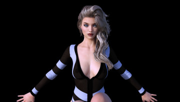 Картинка 3д+графика люди+ people фон девушка взгляд