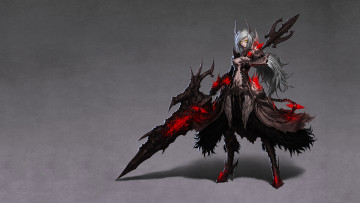 Картинка аниме ангелы +демоны красивая меч anime art senketsu арты