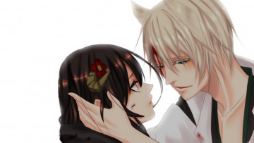 Картинка аниме inu+x+boku+ss двое