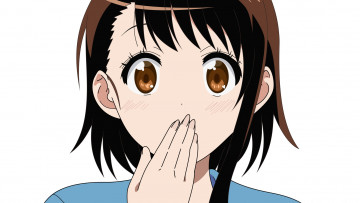 Картинка аниме nisekoi фон взгляд девушка