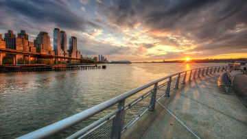 Картинка west+side города нью-йорк+ сша панорама