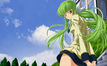 Картинка аниме code+geass фон взгляд девушка
