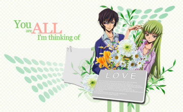 Картинка аниме code+geass фон взгляд девушка