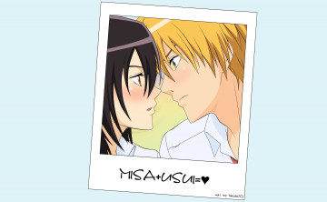 Картинка аниме kaichou+wa+maid-sama пара