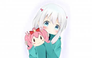 Картинка аниме eromanga-sensei фон взгляд девушка