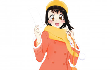 Картинка аниме nisekoi взгляд девушка фон