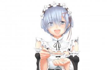 Картинка аниме re +zero+kara+hajimeru+isekai+seikatsu фон взгляд девушка