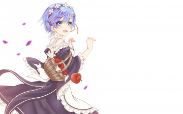 Картинка аниме re +zero+kara+hajimeru+isekai+seikatsu фон взгляд девушка