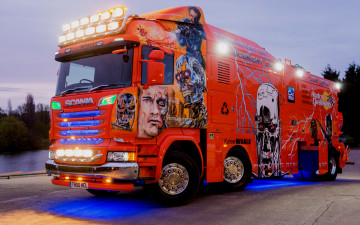 Картинка автомобили scania