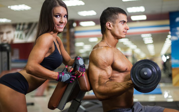 Картинка спорт фитнес девушка