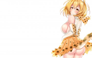 Картинка kemono+friends аниме взгляд фон девушка