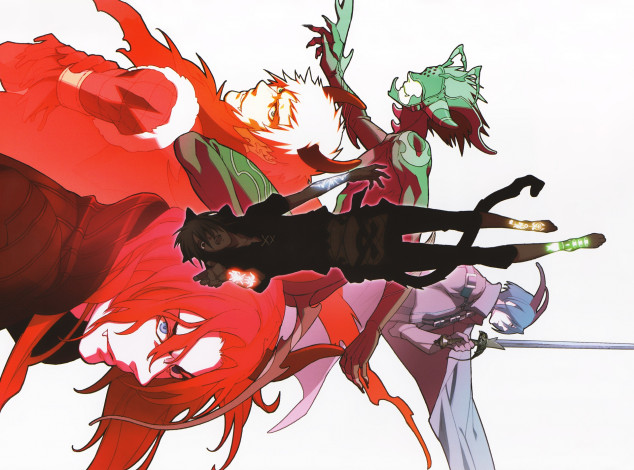 Обои картинки фото аниме, lamento, ламенто