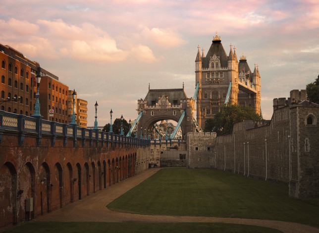 Обои картинки фото tower bridge, города, лондон , великобритания, мост