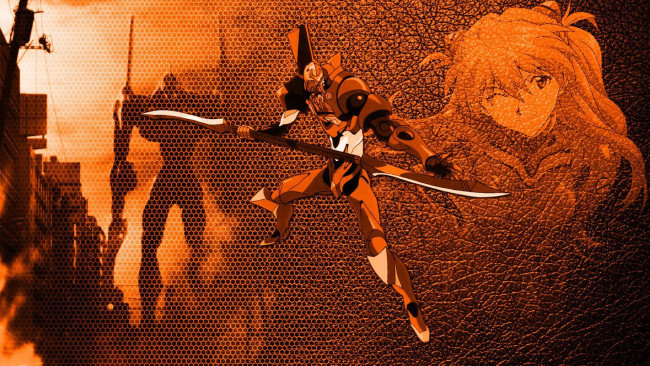 Обои картинки фото аниме, evangelion, персонаж