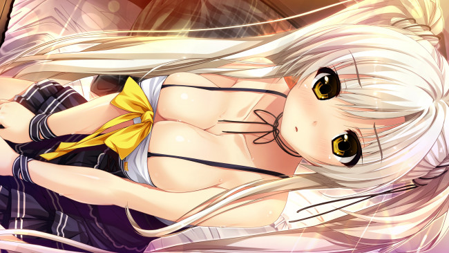 Обои картинки фото аниме, unknown,  другое, haruru, minamo, ni