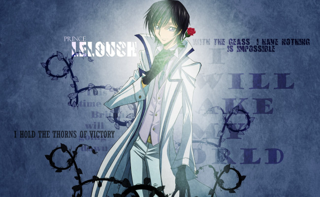 Обои картинки фото аниме, code geass, девушка, взгляд, фон