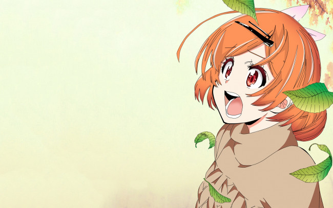 Обои картинки фото аниме, nisekoi, фон, девушка, взгляд