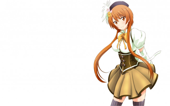 Обои картинки фото аниме, nisekoi, фон, взгляд, девушка