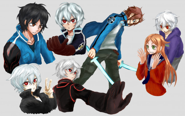 Обои картинки фото аниме, world trigger, импульс, мира