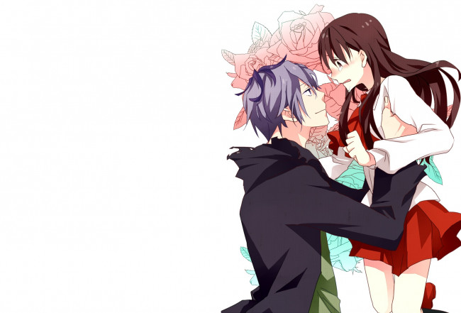 Обои картинки фото аниме, ib, иб, двое