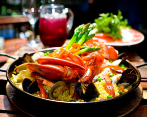 Картинка еда рыбные+блюда +с+морепродуктами лобстер