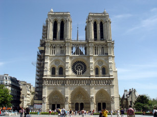 Картинка notre+dame города париж+ франция notre dame