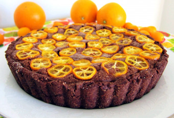 Картинка еда пироги пирог цитрусовый