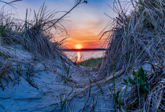 Картинка природа восходы закаты простор