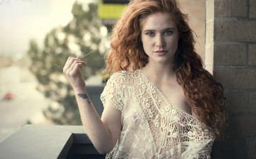 Картинка девушка девушки -unsort+ рыжеволосые+и+другие модель