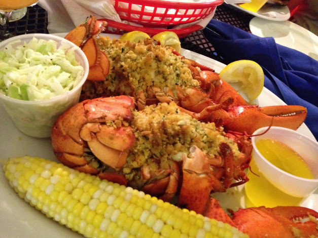 Обои картинки фото еда, рыбные блюда,  с морепродуктами, лобстер