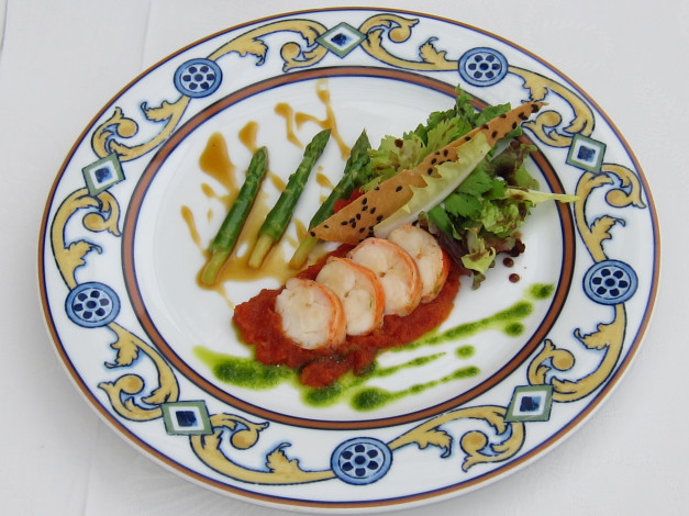 Обои картинки фото еда, салаты,  закуски, закуска, спаржа