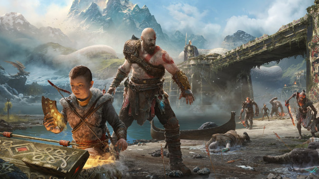 Обои картинки фото видео игры, god of war , 2018, action, god, of, war, адвенчура