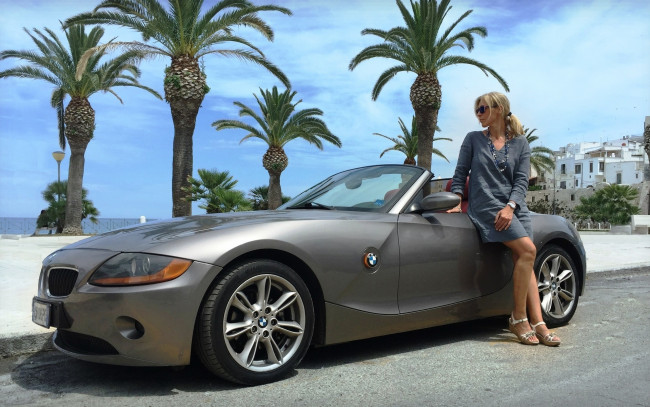 Обои картинки фото автомобили, -авто с девушками, девушки, авто