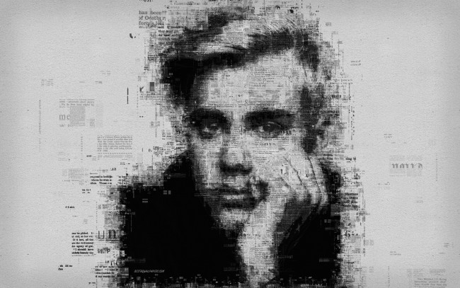 Обои картинки фото джастин бибер, рисованное, люди, газетное, искусство, 4к, портрет, джастин, бибер, канада, певец, типография, плакат