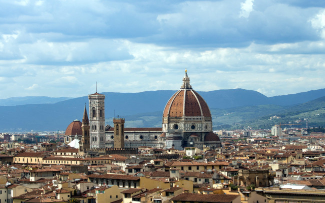 Обои картинки фото города, флоренция , италия, панорама