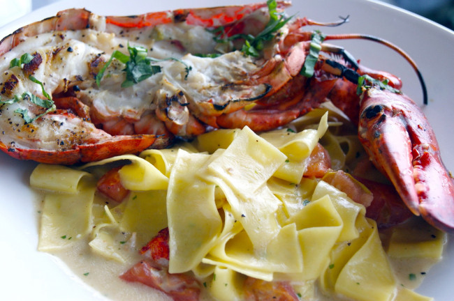 Обои картинки фото еда, рыбные блюда,  с морепродуктами, лобстер