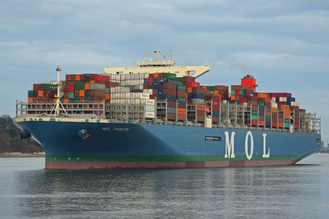 Обои картинки фото корабли, грузовые суда, контейнеровоз