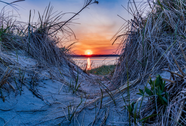 Обои картинки фото природа, восходы, закаты, простор