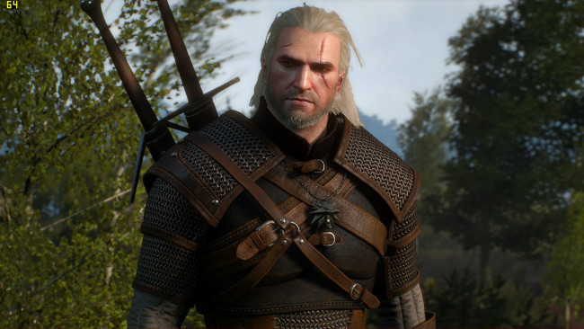 Обои картинки фото видео игры, the witcher, оружие, геральт, ведьмак