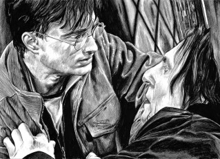 Картинка рисованное кино +мультфильмы гарри поттер северус снейп